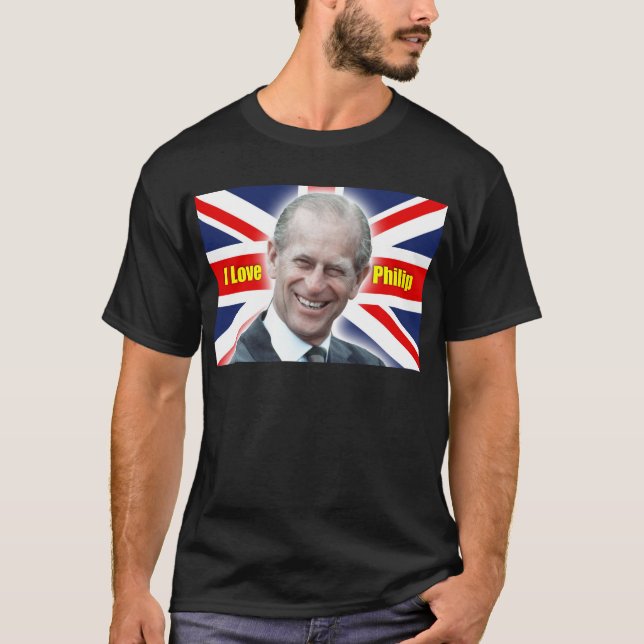 Camiseta HRH Duke de Einburgh - Amo a Philip (Anverso)
