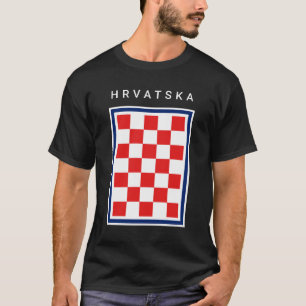 Camiseta Hrvatska Checker Azul Frontera