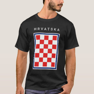 Camiseta Hrvatska Checker Azul Frontera