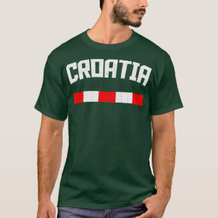 Camiseta Hrvatska Estilo croata de cosecha