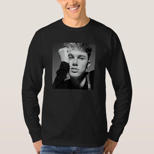 Camiseta Hrvy Official Black White Photo (Anverso)