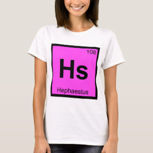 Camiseta Hs - Hefesto Tabla Periódica de Química Dios