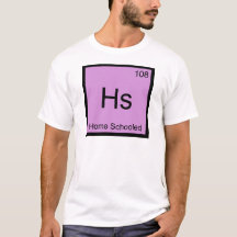 Hs - Tee de símbolo de elemento de química en la e