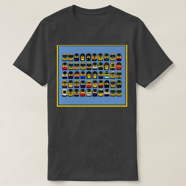 CAMISETA HST INTERCITY 125 TRENES (Diseño del anverso)