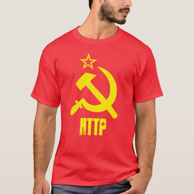 CAMISETA HTTP - CCCP AMARILLO (Anverso)