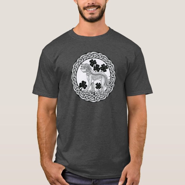 Camiseta https://www.zazzle.com/irish_wolfhound_team_shield (Anverso)