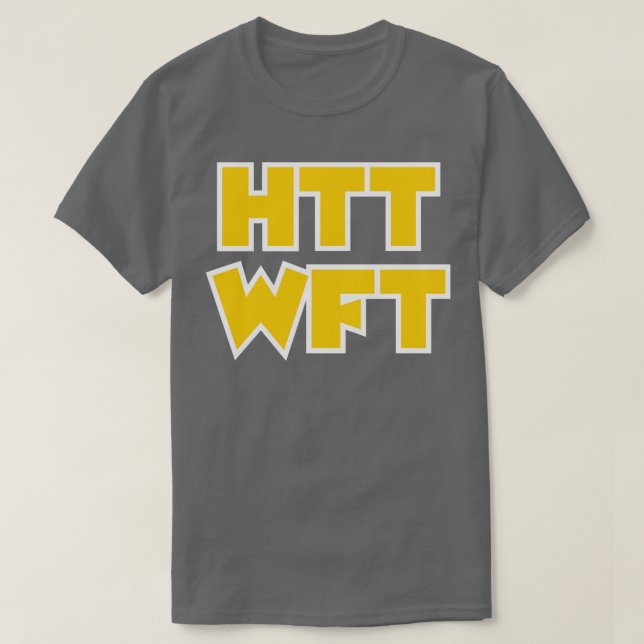 Camiseta HTTWFT Burgundy (Diseño del anverso)