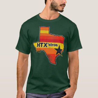 Camiseta HTXstros Colorway retro de béisbol