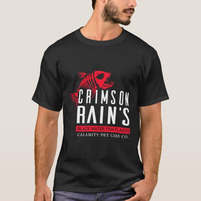 Camiseta Hua Cheng Crimson Lluvia De Pescado Para Agua Negr (Anverso)