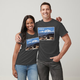 Camiseta Huaraz Perú: Vista de la montaña Huascarin