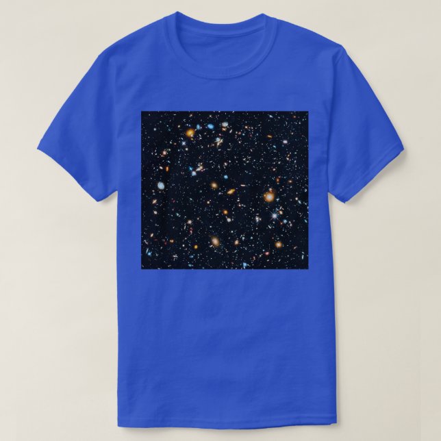 Camiseta Hubble Extreme Deep Field (Diseño del anverso)