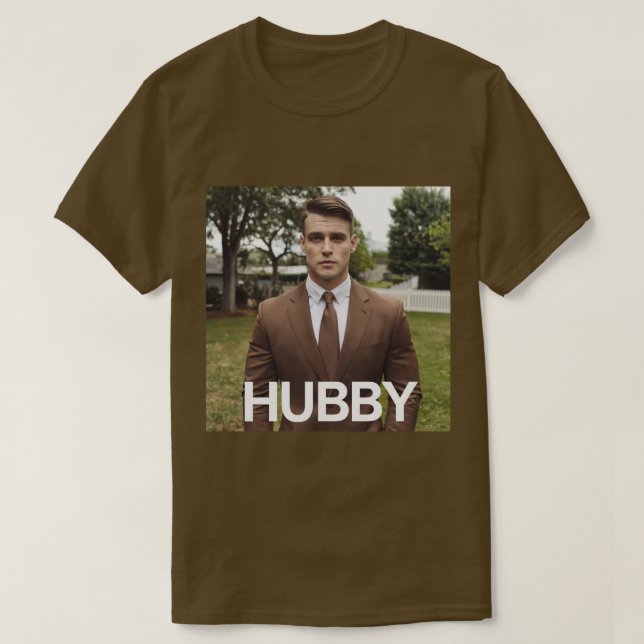 Camiseta Hubby Brown T-Shirt (Diseño del anverso)