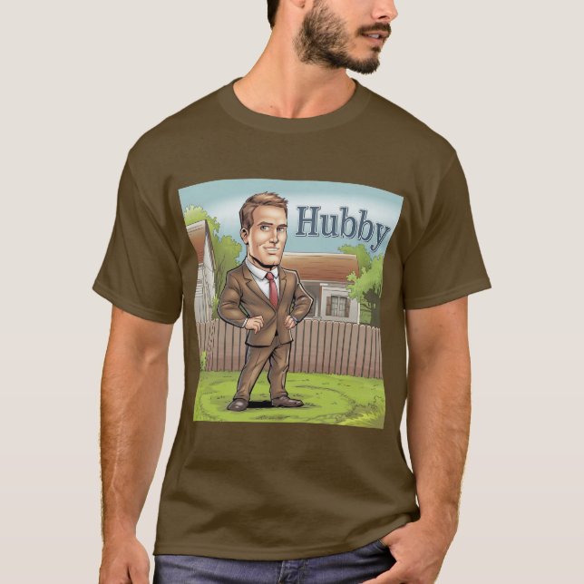 Camiseta Hubby Brown T-Shirt (Anverso)