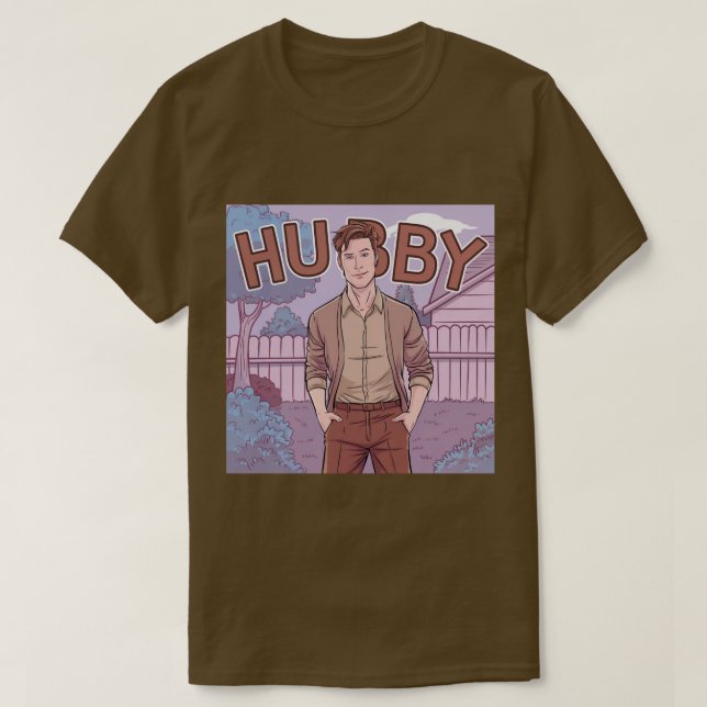 Camiseta Hubby Brown T-Shirt (Diseño del anverso)