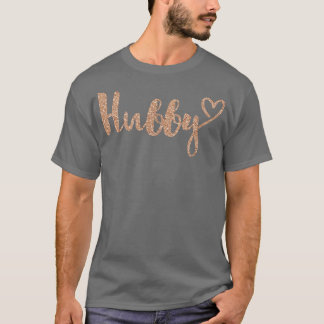 Camiseta Hubby con el oro Rosa de Heart Fau