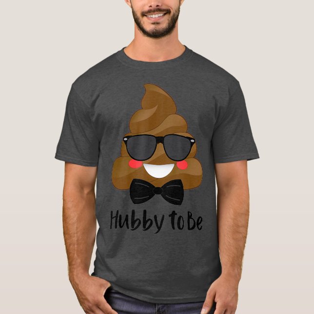 Camiseta Hubby para ser el bridista Groom Groomsmen soltero (Anverso)