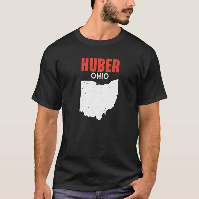 Camiseta HUBER HEIGHTS Ohio EE.UU. EE.UU. EE.UU. EE.UU. Via (Anverso)