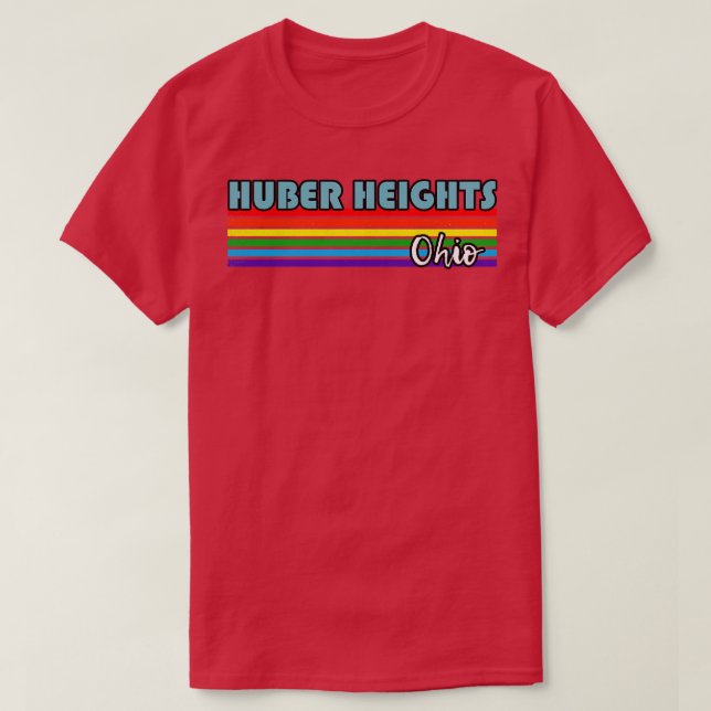 Camiseta Huber Heights Ohio Pride Huber Heights regalo LGBT (Diseño del anverso)