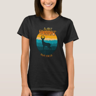 Camiseta Hubert Hubertus Patrón de Hunters Stag Catho
