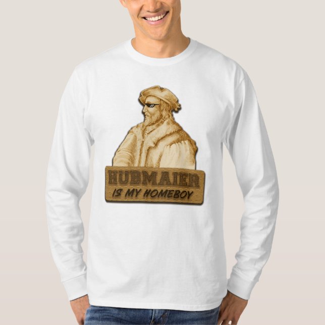 Camiseta Hubmaier is my Homeboy(Gold) (Anverso)