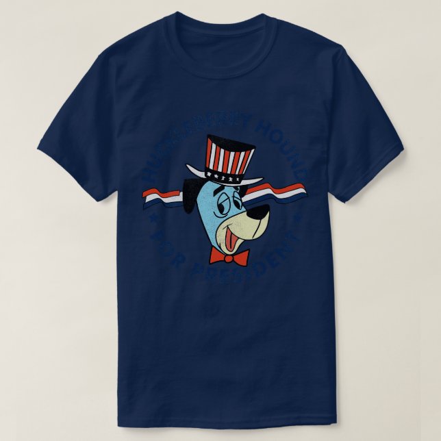 Camiseta Huckleberry hound presidente (Diseño del anverso)