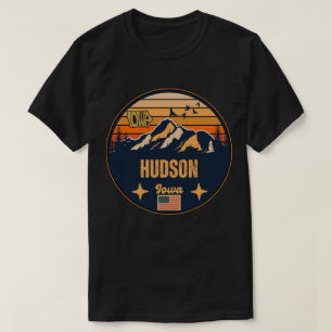 Camiseta Hudson, Iowa Ia, Estados Unidos