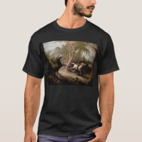 Camiseta hueco soñolienta de la oscuridad del