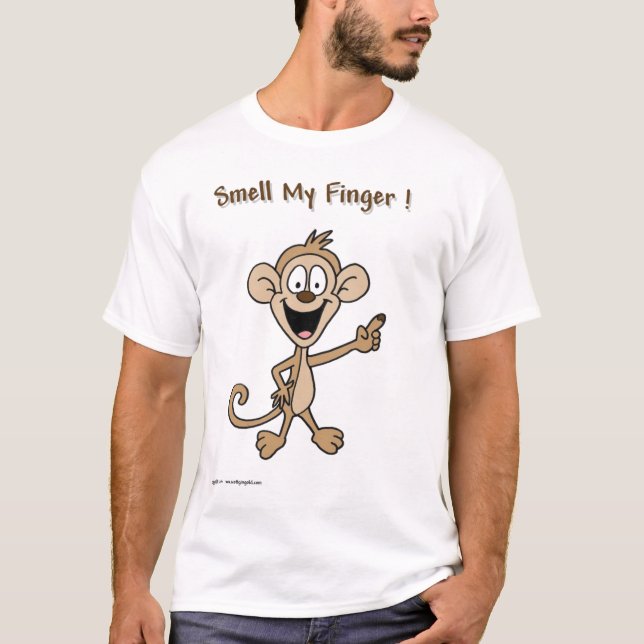 Camiseta ¡Huela mi dedo! (Anverso)