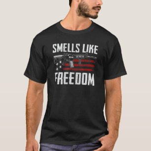 Camiseta Huele A Libertad Ee.Uu. 2ª Enmienda Gunpold F