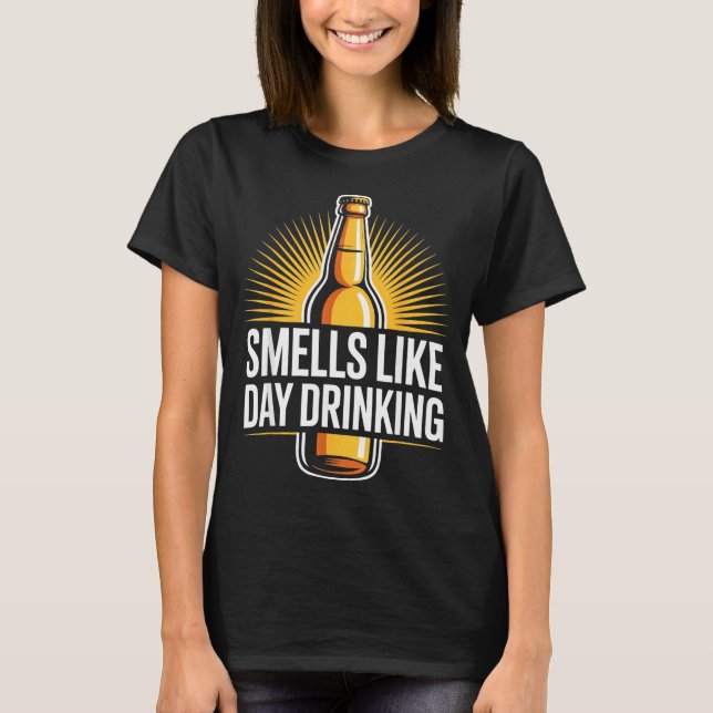 Camiseta Huele como beber durante el día _2 (Anverso)
