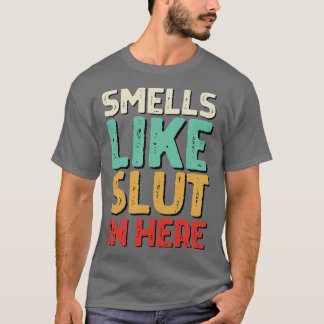 Camiseta Huele Como En Acá Humor Ofensivo Gracioso Para Adu