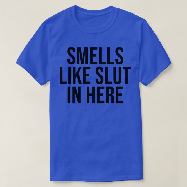 Camiseta Huele Como En Aquí 3 (Diseño del anverso)