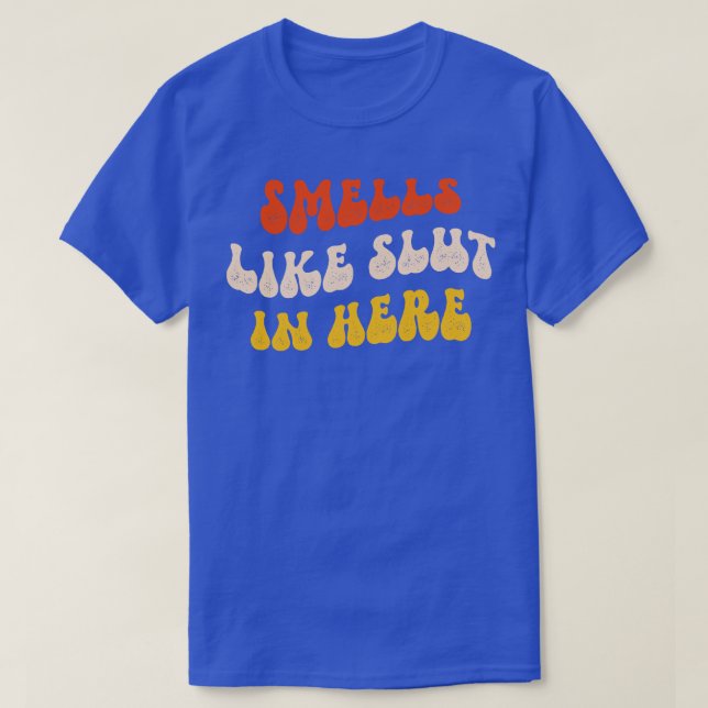 Camiseta Huele Como En Aquí 6 (Diseño del anverso)