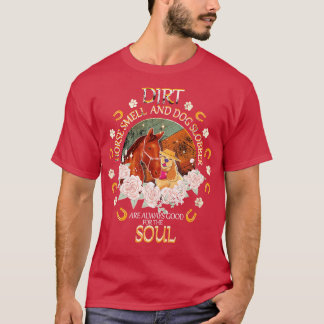 Camiseta Huele Sucio A Caballo Y Ama Al Perro Slobber A Cab