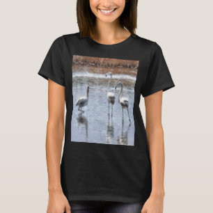 Camiseta Huelga A Pose Flamingo Watercolor 1
