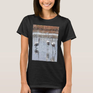 Camiseta Huelga A Pose Flamingo Watercolor 1