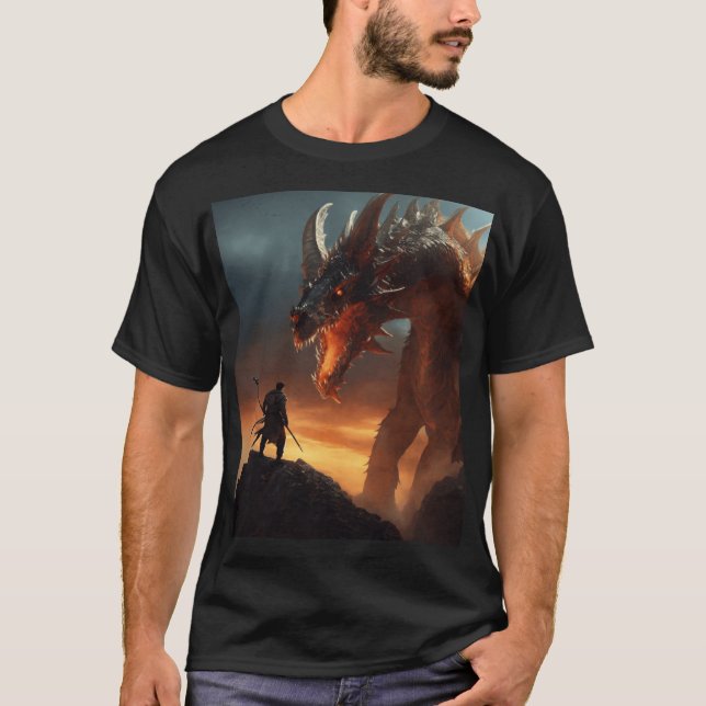 Camiseta "Huelga de drones en la montaña" (Anverso)