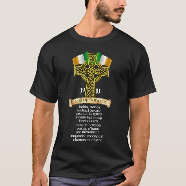 Camiseta Huelga de hambre irlandesa - Conmemoración de Irla (Anverso)