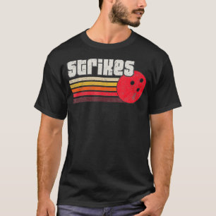 Camiseta Huelga de la divertida Liga de Bowling Strikes