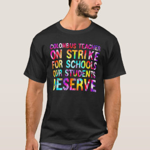 Camiseta Huelga de maestros de escuelas de Columbus Ohio OH