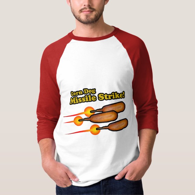 Camiseta Huelga de misil de perro de maíz (Anverso)