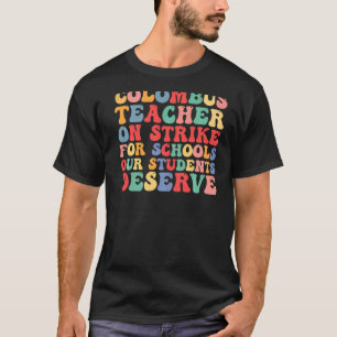 Camiseta Huelga de profesores de Colón Retro Columbus Ohio