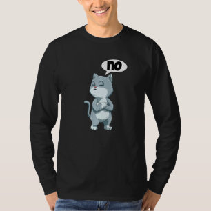 Camiseta Huelga de resaca de gato Annoyance Bock cero Sin d