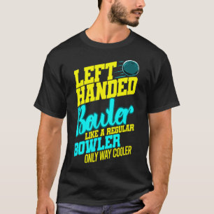 Camiseta Huelga del tazón del Bowler izquierdo