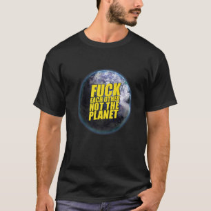 Camiseta Huelga mundial de cambio climático salva al planet