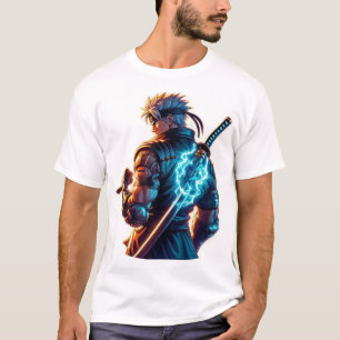 Camiseta Huelga primero. Quemar más brillante". Cyberpunk A