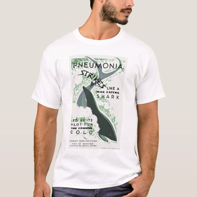 Camiseta Huelgas de la pulmonía (Anverso)