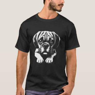 Camiseta Huella dactilar de perro - Puggle Papá Mamá