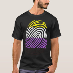 Camiseta Huella dactilar no binaria