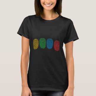 Camiseta Huella de Autismo Conciencia Neurodiversidad Autis